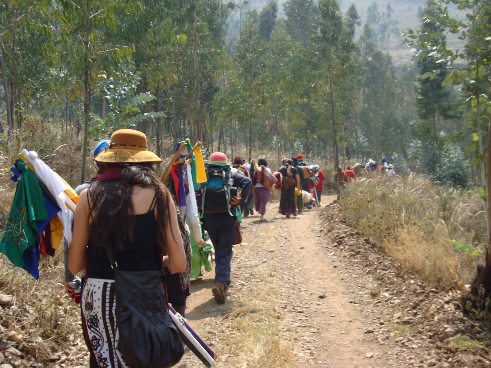 Imágenes del camino ceremonial